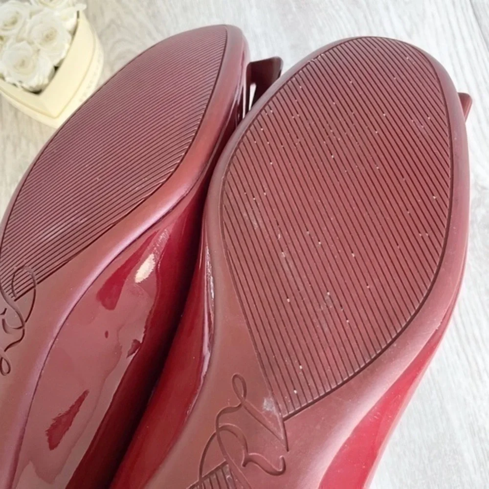 🆕 Roger Vivier Logo Buckle Patent Leather Ballet Flats Current Collection - Picture 14 of 16
